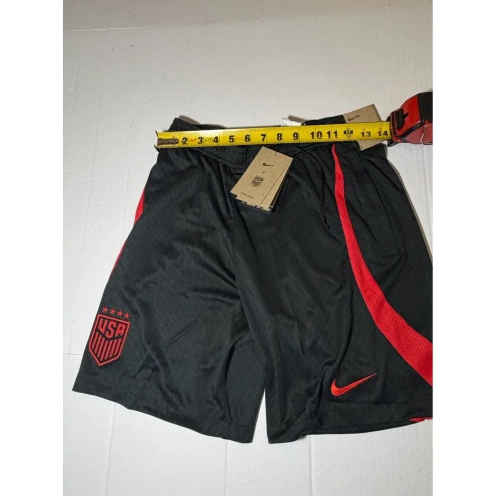Nike USA Soccer Dri-FIT Academy Shorts Black Red Men’s Small NWT